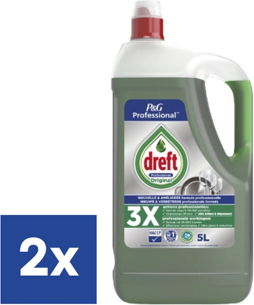 Dreft Original Afwasmiddel - 2 X 5 L 1 Dreft Original Afwasmiddel - 2 X 5 L