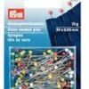 Prym Glaskop-spelden Universeel, 100 Stuks Knopspelden, Multicolor