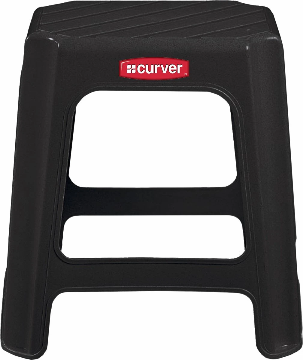 Curver Tabouret Opstap Krukje H43cm Antr 1 Curver Tabouret Opstap Krukje H43cm Antr