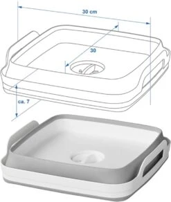 Opvouwbare Wasbak 18L - Met Stop - Afwasbak - Afwasteil - 30x30x20 Cm -Huishoudelijke Benodigdheden 1014x1200 2