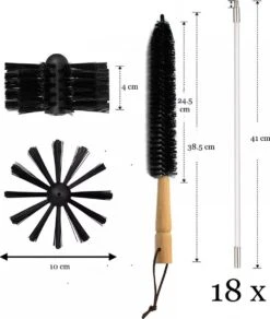 Schoorsteenveegset - 8 Meter - 2 Borstelkoppen - Professioneel - Schoorsteen Borstel - Veegkit - Haardset Voor Houtkachel - Flexibel - Schoorsteenveger - Pelletkachel Accessoires - Schoorsteen Reiniger - Geschikt Voor Boormachines 15 Schoorsteenveegset - 8 Meter - 2 Borstelkoppen - Professioneel - Schoorsteen Borstel - Veegkit - Haardset Voor Houtkachel - Flexibel - Schoorsteenveger - Pelletkachel Accessoires - Schoorsteen Reiniger - Geschikt Voor Boormachines -Huishoudelijke Benodigdheden 1016x1200 1