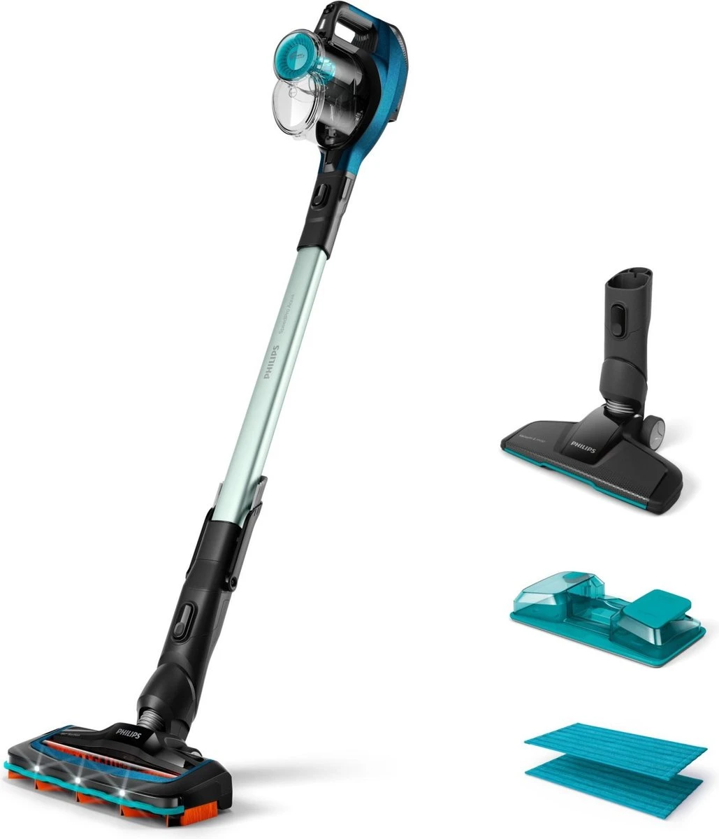 Philips SpeedPro Aqua FC6728/01- Steelstofzuiger - Met Dweilfunctie 1 Philips SpeedPro Aqua FC6728/01- Steelstofzuiger - Met Dweilfunctie