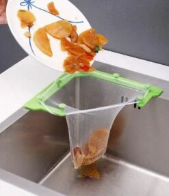 Merkloos Gootsteen Organizer - Gootsteen Afval Netje - Gootsteenontstopper - Spoelbak - Incl. 50 Netjes -Huishoudelijke Benodigdheden 1032x1200 1