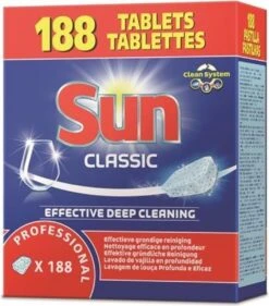 SUN® Sun Professional Vaatwastabletten - 188 Stuks -Huishoudelijke Benodigdheden 1056x1200 2