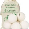 Droger Ballen Wol - Wasdroger Herbruikbare Wollen Droger Ballen - Droogballen Voor Snellere Droogtijd- Set 6 Stuks - Swilix
