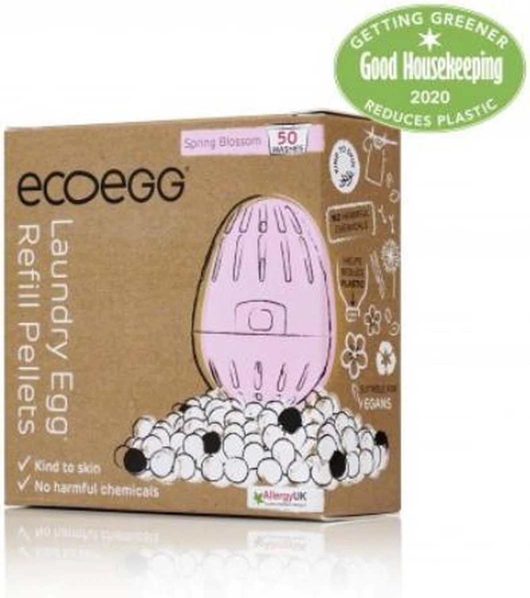 EcoEgg - Navul Eco-egg Wasbol - Refill Ecoegg Spring Bloesem - Vegan - Zuinig Wassen - Milieuvriendelijk Wassen - Propere Eco Wassen - 50 X Goedkoop Wassen 1 EcoEgg - Navul Eco-egg Wasbol - Refill Ecoegg Spring Bloesem - Vegan - Zuinig Wassen - Milieuvriendelijk Wassen - Propere Eco Wassen - 50 X Goedkoop Wassen
