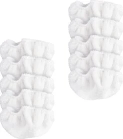 Navaris Microvezelpads Voor Stoomreiniger - Set Van 10 Vervangende Doekjes Voor Navaris Handstomer 49454 - Wasbare Doekjes Voor Vloer, Wand, Reiniging -Huishoudelijke Benodigdheden 1065x1200