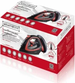 Royalty Line Draadloos Strijkijzer - Krachtig Snoerloos Strijken - Snoerloze Stoomstrijkijzer - Droogstrijkijzer - 2400W - Strijkijzer Met Stoomgenerator - 450ML Watercapaciteit - Rood 18 Royalty Line Draadloos Strijkijzer - Krachtig Snoerloos Strijken - Snoerloze Stoomstrijkijzer - Droogstrijkijzer - 2400W - Strijkijzer Met Stoomgenerator - 450ML Watercapaciteit - Rood -Huishoudelijke Benodigdheden 1080x1200 4