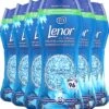 Lenor Geurbooster Zeebries - Geurparels - 6x16 Wasbeurten - Voordeelverpakking