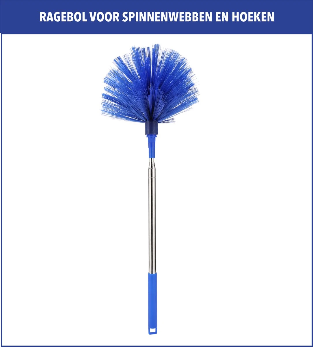 Telescopische Plumeau – Uitschuifbaar – Microvezel – Set Van 3 Opzetstukken – Stoffer – Ragebol 9 Telescopische Plumeau – Uitschuifbaar – Microvezel – Set Van 3 Opzetstukken – Stoffer – Ragebol - Afbeelding 9