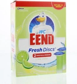 WC Eend Fresh Discs Navul Duo Lime 72 Ml 13 WC Eend Fresh Discs Navul Duo Lime 72 Ml -Huishoudelijke Benodigdheden 1096x1200 3