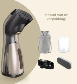 Luxe Kledingstomer - Handstomer - Handstoomreiniger - Stoomstrijkijzer - Stomer Kleding - Voor Op Reis - Goud -Huishoudelijke Benodigdheden 1103x1200 2
