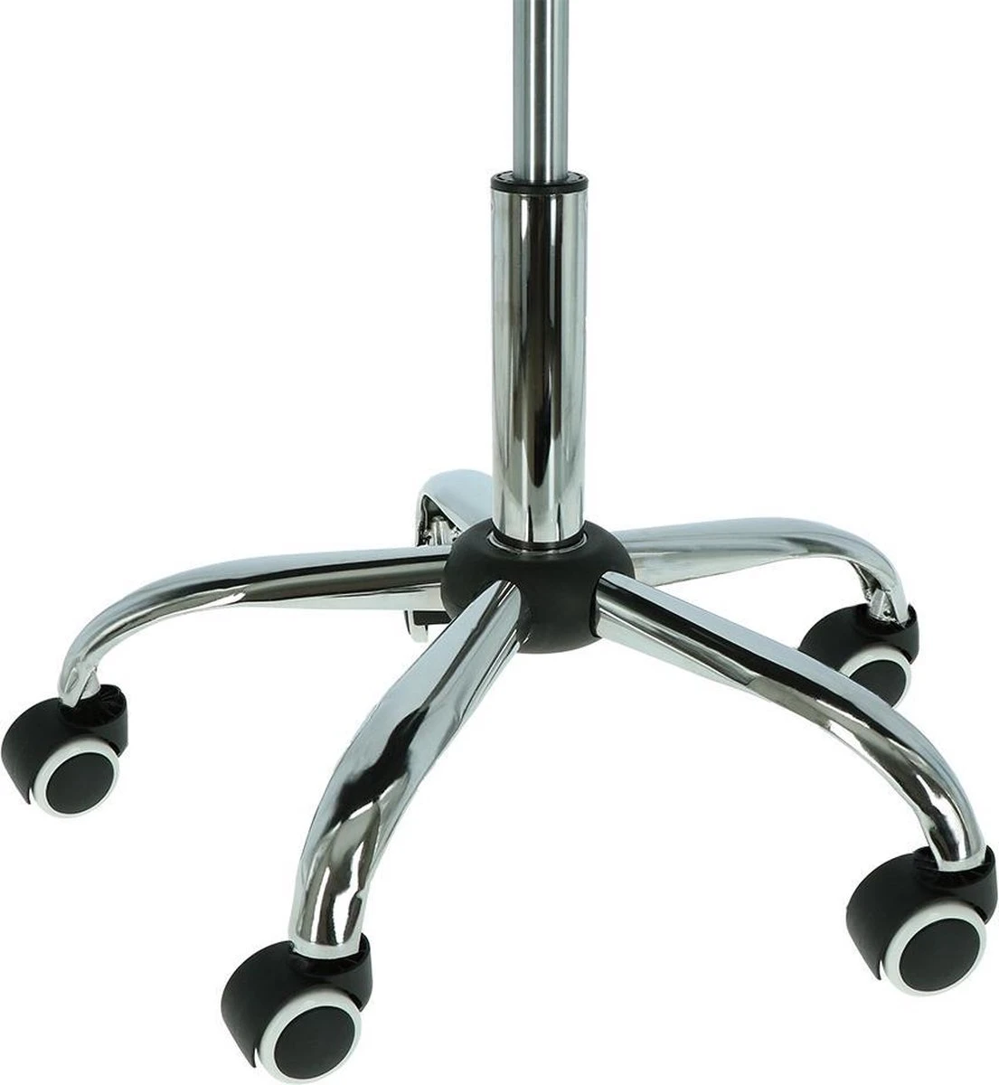 Alora Tabouret Op Wielen - Zadelkruk - Zwart - Kruk – Kapperskruk - Draaikruk - Werkkruk - Verstelbaar 4 Alora Tabouret Op Wielen - Zadelkruk - Zwart - Kruk – Kapperskruk - Draaikruk - Werkkruk - Verstelbaar - Afbeelding 4