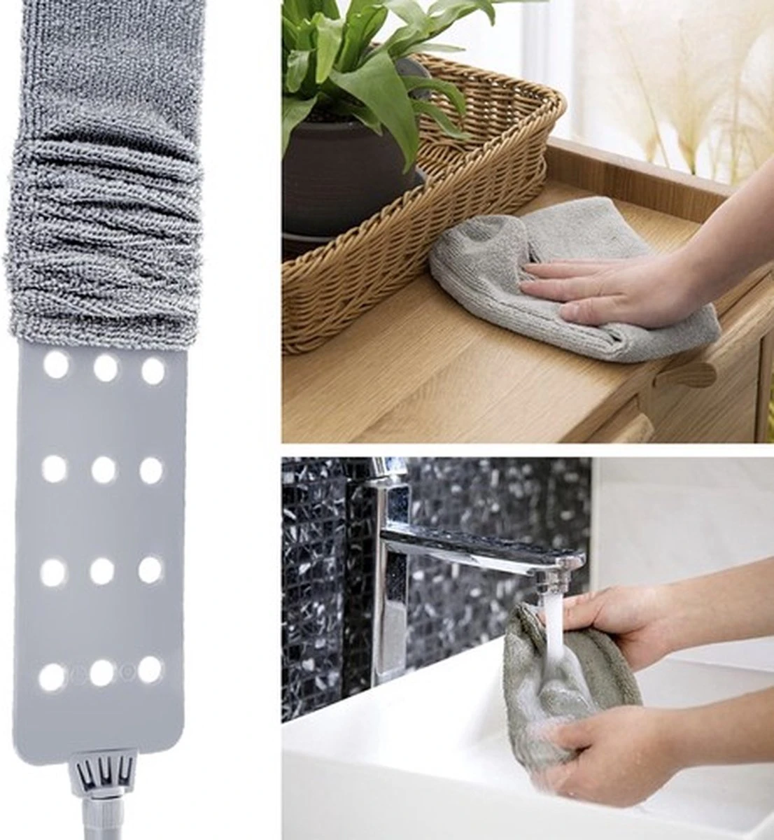 Eleganca Telescopische Plumeau Met Telescoopsteel Met 2 Koppen - 84 Tot 250 Cm - Uitschuifbaar - Ragebol - Stoffer - Lichtgewicht 2 Eleganca Telescopische Plumeau Met Telescoopsteel Met 2 Koppen - 84 Tot 250 Cm - Uitschuifbaar - Ragebol - Stoffer - Lichtgewicht - Afbeelding 2