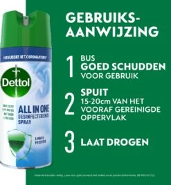 Dettol All In One Disinfectant Spray Linen - 400ml -Huishoudelijke Benodigdheden 1108x1200 2