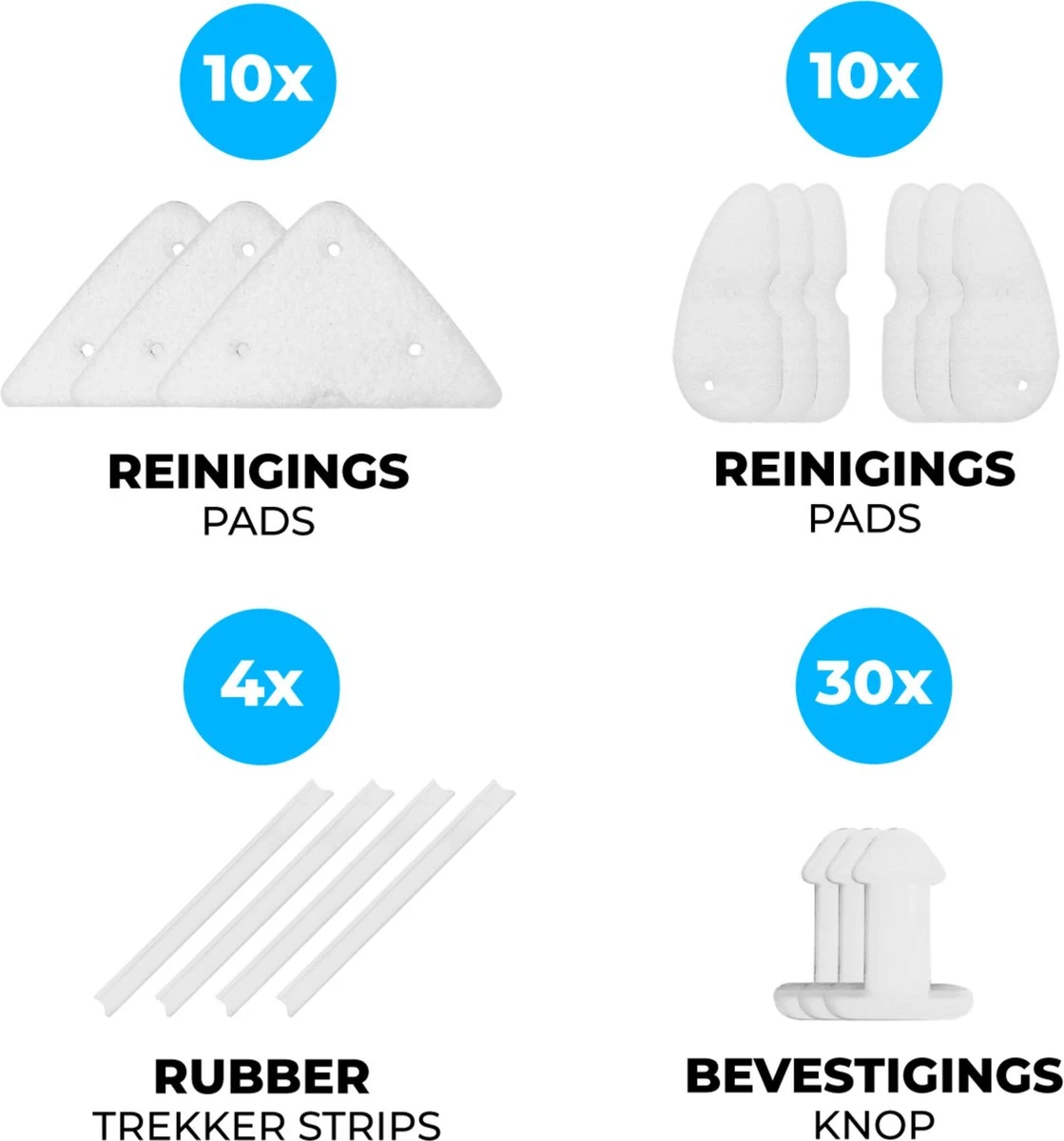 Arclit® | Magnetische Ramenwasser Sponzen Set | 64-delig | Accessoires Navulling Kit 1 Arclit® | Magnetische Ramenwasser Sponzen Set | 64-delig | Accessoires Navulling Kit