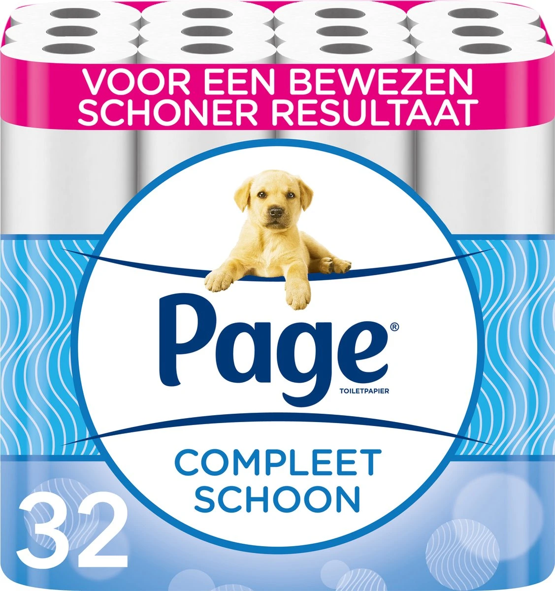Page Toiletpapier - 32 Rollen - Compleet Schoon Wc Papier - Met Een Vleugje Katoen 1 Page Toiletpapier - 32 Rollen - Compleet Schoon Wc Papier - Met Een Vleugje Katoen