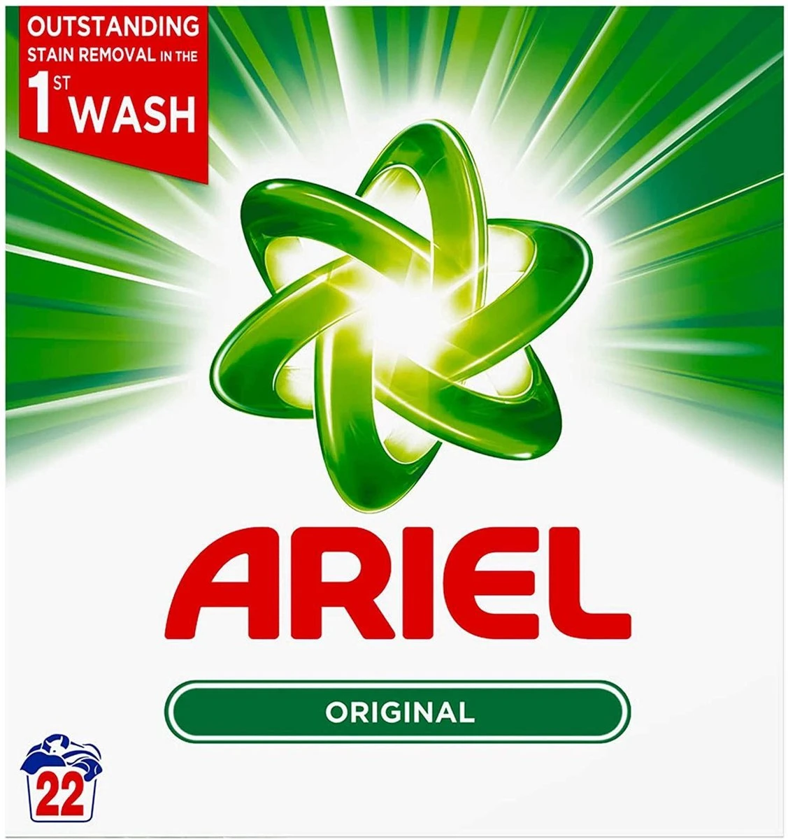 Ariel - Waspoeder - Original - 6 X 1,43kg (132 Wasbeurten) 2 Ariel - Waspoeder - Original - 6 X 1,43kg (132 Wasbeurten) - Afbeelding 2