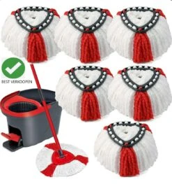 Merkloos 6x De Vervangingen Vileda Turbo! KANS!