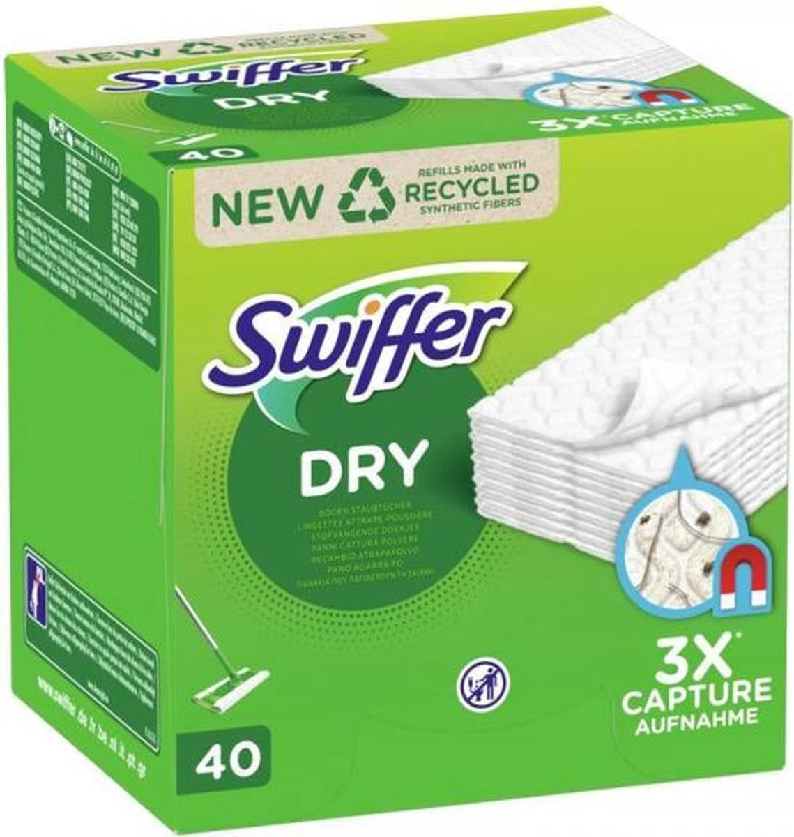 Swiffer Vloerreiniger Stofdoekjes (navullingen 40x) 2 Swiffer Vloerreiniger Stofdoekjes (navullingen 40x) - Afbeelding 2