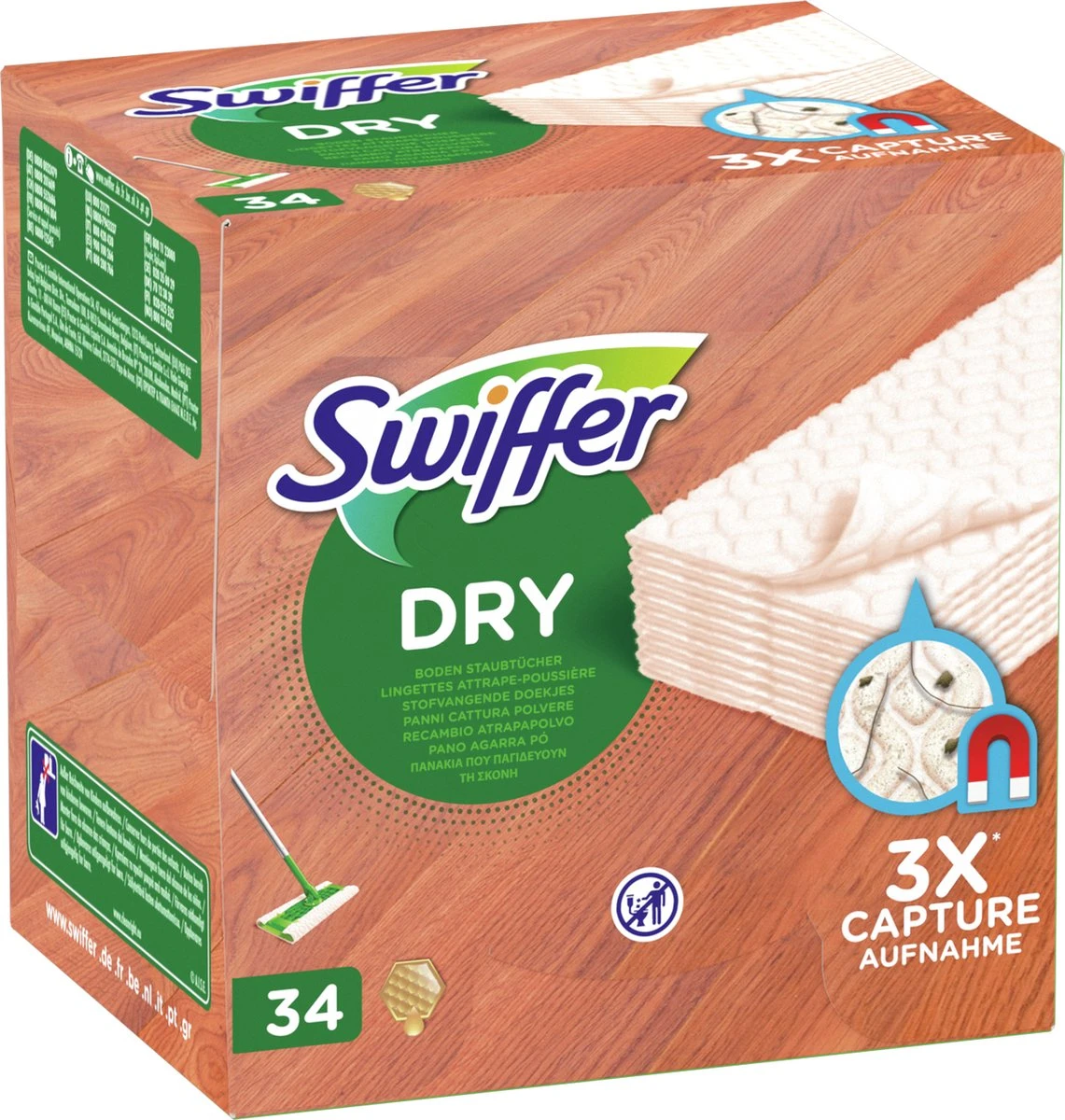 Swiffer Vloerdoekjes Houten Vloeren - Parket - Laminaat - 34 Stuks 10 Swiffer Vloerdoekjes Houten Vloeren - Parket - Laminaat - 34 Stuks - Afbeelding 10
