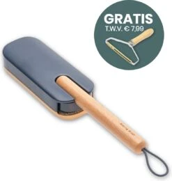 Ontpluizer + GRATIS Kledingborstel - Pluizenverwijderaar - Pluizenroller - Pluizentondeuse - Pluizenborstel - Pluizendief - Blauw