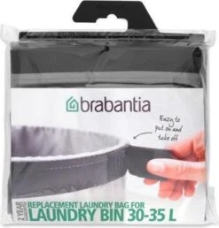Brabantia Waszak Voor Wasmand - 30/35 L - Grijs -Huishoudelijke Benodigdheden 1149x1200