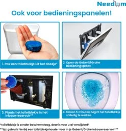 Needum Toiletblokjes Voor Inbouwreservoirs - WC Blokjes - Toiletblokken In Een Voordeelverpakking - 12 Stuks 16 Needum Toiletblokjes Voor Inbouwreservoirs - WC Blokjes - Toiletblokken In Een Voordeelverpakking - 12 Stuks -Huishoudelijke Benodigdheden 1155x1200 9