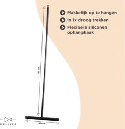 Mellira - Vloerwisser - Vloertrekker Met Steel - Watertrekker Voor Douche - Douchewisser Badkamer - Inclusief Ophanghaak - RVS - Zwart (kerstcadeau Met Verpakking) 11 Mellira - Vloerwisser - Vloertrekker Met Steel - Watertrekker Voor Douche - Douchewisser Badkamer - Inclusief Ophanghaak - RVS - Zwart (kerstcadeau Met Verpakking) -Huishoudelijke Benodigdheden 1157x1200 2