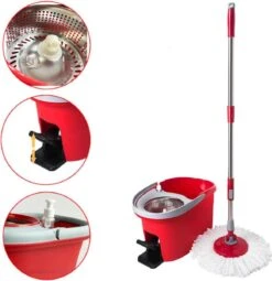 Merkloos Decopatent® Vloermopsysteem Met Emmer En Pedaal - Mop Set - Schoonmaken Van Vloer - Vloermop Dweil Met Dweilemmer En Lange Steel 7 Merkloos Decopatent® Vloermopsysteem Met Emmer En Pedaal - Mop Set - Schoonmaken Van Vloer - Vloermop Dweil Met Dweilemmer En Lange Steel -Huishoudelijke Benodigdheden 1164x1200 3