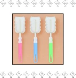 Merkloos EPIN | Glazen Spons | Fles Borstel | Drink Fles Spons | BLAUW -Huishoudelijke Benodigdheden 1164x1200 7