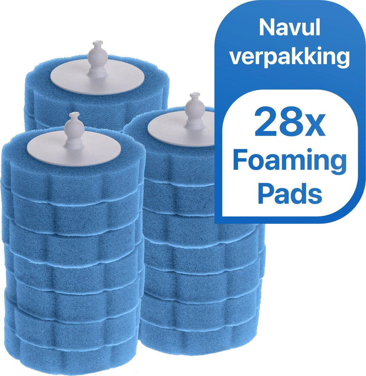 RevoBrush 28x Ocean Breeze Foaming Pads Navulling - WC Borstel Met Houder Vrijstaand 1 RevoBrush 28x Ocean Breeze Foaming Pads Navulling - WC Borstel Met Houder Vrijstaand