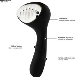 Kledingstomer - Handstomer - Stoomreiniger - Stomer - Luxe Uitvoering - Krachtig En Stijlvol - Inclusief Maatbeker - Snel Opgewarmd (25 Sec) - Geschenkverpakking- 1500W - Merk: Rockerz Home - Kleur: Zwart 16 Kledingstomer - Handstomer - Stoomreiniger - Stomer - Luxe Uitvoering - Krachtig En Stijlvol - Inclusief Maatbeker - Snel Opgewarmd (25 Sec) - Geschenkverpakking- 1500W - Merk: Rockerz Home - Kleur: Zwart -Huishoudelijke Benodigdheden 1169x1200 5