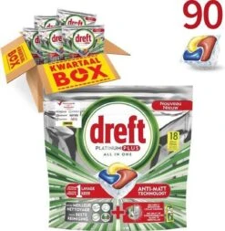 Dreft Platinum Plus Citroen - Voordeelverpakking 5x18 Stuks - Wasmiddel Capsules 13 Dreft Platinum Plus Citroen - Voordeelverpakking 5x18 Stuks - Wasmiddel Capsules -Huishoudelijke Benodigdheden 1170x1200 4