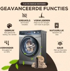 Drogerballen - Droogballen - Wasdrogerballen - Dryerballs - 6 Stuks - XL Formaat - Wol - Set -Huishoudelijke Benodigdheden 1177x1200