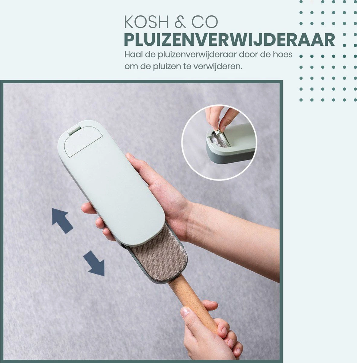 Ontpluizer + GRATIS Kledingborstel - Pluizenverwijderaar - Pluizenroller - Pluizentondeuse - Pluizenborstel - Pluizendief - Blauw 5 Ontpluizer + GRATIS Kledingborstel - Pluizenverwijderaar - Pluizenroller - Pluizentondeuse - Pluizenborstel - Pluizendief - Blauw - Afbeelding 5