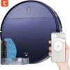 Tennex Robotstofzuiger Met Dweilfunctie Vacuum Cleaner - Stofzuiger Draadloos Zonder Zak Met Dweilsysteem - Dweilrobot