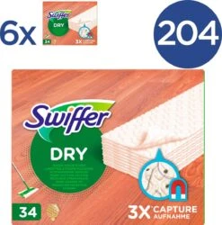 Swiffer Vloerreiniger Droge Doekjes Voor Parket - Voordeelverpakking 6 X 34 Navullingen 15 Swiffer Vloerreiniger Droge Doekjes Voor Parket - Voordeelverpakking 6 X 34 Navullingen -Huishoudelijke Benodigdheden 1185x1200 2