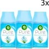 Air Wick Freshmatic Automatische Spray - Luchtverfrisser - Pure Lentedauw Navulling - 3 Stuks