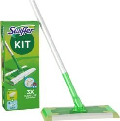 Swiffer Vloerreiniger Starterskit - 1 Dweil, 8 Droge En 3 Vochtige Vloerdoekjes Navullingen 29 Swiffer Vloerreiniger Starterskit - 1 Dweil, 8 Droge En 3 Vochtige Vloerdoekjes Navullingen -Huishoudelijke Benodigdheden 1190x1200 3