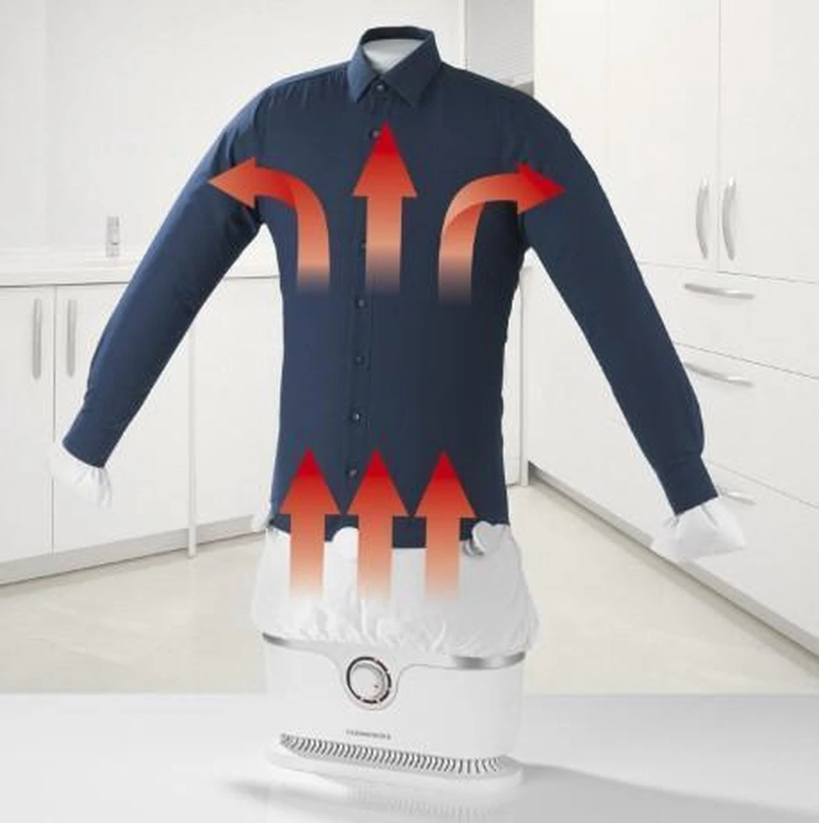 CLEANmaxx - Strijkdroger - Grijs/Wit 4 CLEANmaxx - Strijkdroger - Grijs/Wit - Afbeelding 4