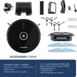 Blaupunkt Bluebot XTREME - Robotstofzuiger Met Dweilfunctie - Laadstation - Laser Navigatie -Huishoudelijke Benodigdheden 1196x1200 17
