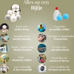 Goodlifehacks Originele XL 6 Stuks Drogerballen - Wasbollen - Wasverzachter - Zero Waste Dryerballs - Duurzaam - Herbruikbare Droogballen - Wit & Grijs - Energie Besparen -Huishoudelijke Benodigdheden 1198x1200 6