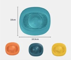 Heuts Goods - Gootsteenzeef - Gootsteenstop - Afvoerzeef - Afvoerstop - Spoelbal - Bad - Douchebak - Keuken - Wasbak - Badkuip - Siliconen - Donkerblauw -Huishoudelijke Benodigdheden 1200x1006 3