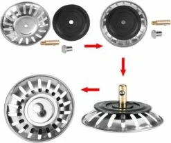 Afvoerzeef Roestvrijstaal - Gootsteen Zeef - Gootsteen Stopper - RVS - 80mm 6 Afvoerzeef Roestvrijstaal - Gootsteen Zeef - Gootsteen Stopper - RVS - 80mm -Huishoudelijke Benodigdheden 1200x1007 1