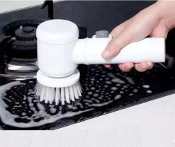 Apeiron Elektrische Schoonmaakborstel - Poetsmachine - Poliermachine - Schrobborstel - Handborstel - Werkborstel - Schrobber - Boorborstel - Wasborstel - Schoonmaakmiddelen - Reinigingsborstel - 3 Opzetstukken -Huishoudelijke Benodigdheden 1200x1009 3