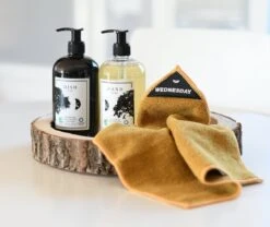 Klud Vaatdoek Set - 7 Dagen - Curry -Huishoudelijke Benodigdheden 1200x1012 2