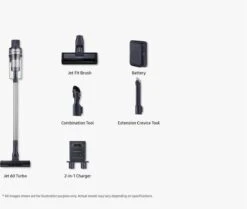 Samsung VS15A6031R1 - Jet 60 Turbo - Steelstofzuiger 24 Samsung VS15A6031R1 - Jet 60 Turbo - Steelstofzuiger -Huishoudelijke Benodigdheden 1200x1014 23
