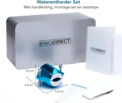 KIMO DIRECT Waterontharder Met 6 Teststrips - Waterontharder - Huishouden Tot 6 Personen - Waterfilter - 7500 Gauss - Blauw -Huishoudelijke Benodigdheden 1200x1020 1