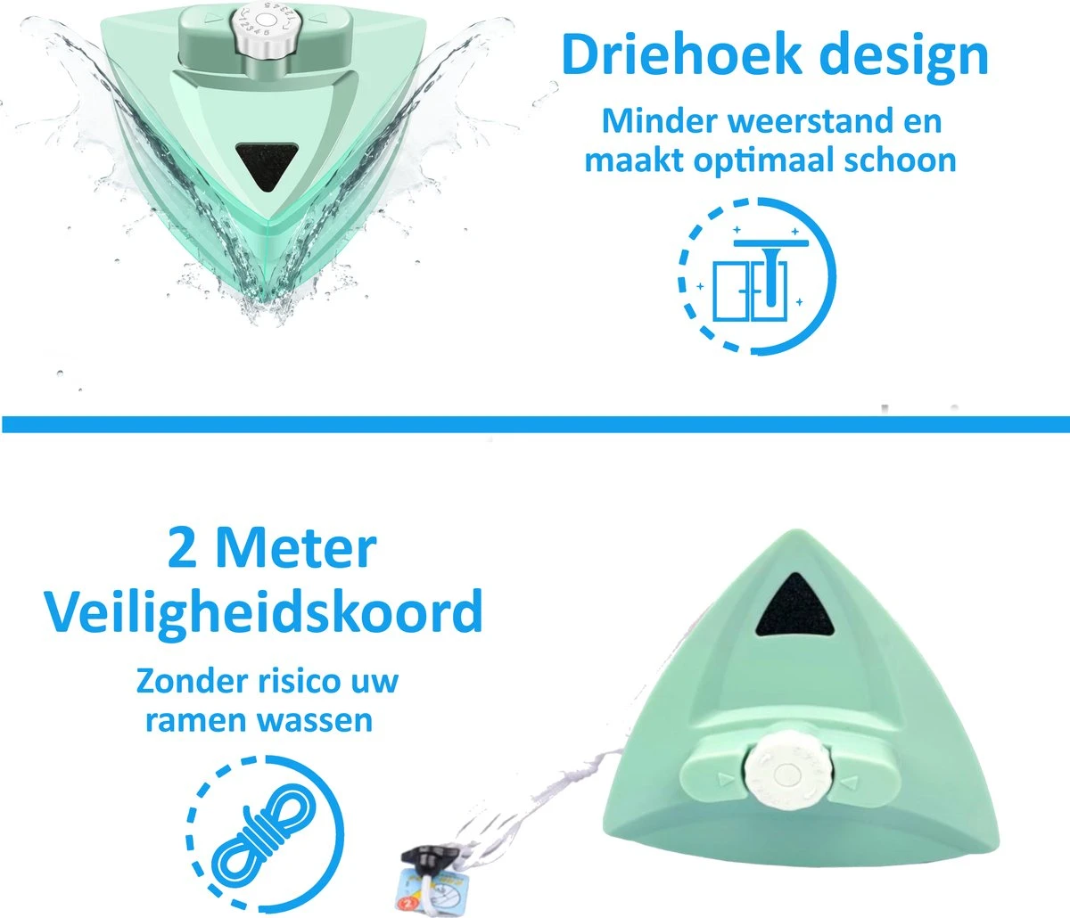 Topsupply® Magnetische Ramenwasser 5-35mm | Geschikt Voor HR / HR+++ | Magnetische Raamwisser Dubbel Glas | Verstelbare Ruitenreiniger | Anti Kras 7 Topsupply® Magnetische Ramenwasser 5-35mm | Geschikt Voor HR / HR+++ | Magnetische Raamwisser Dubbel Glas | Verstelbare Ruitenreiniger | Anti Kras - Afbeelding 7